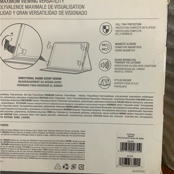 Targus VersaVu Classic Carrying Case Apple iPad Pro (12.9”) PLUS Tablet Lap Rest - Picture 5 of 9